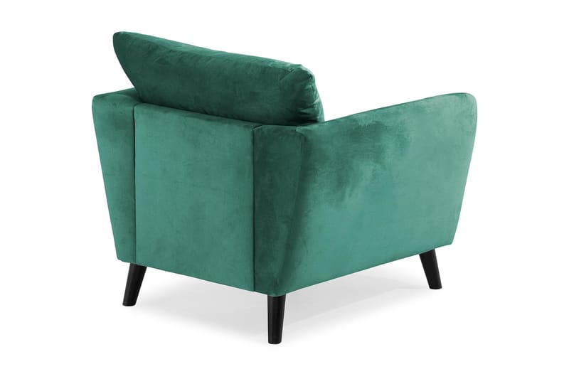 Trend Lenestol - Grønn Fløyel - Møbler - Stoler & lenestoler - Lenestoler