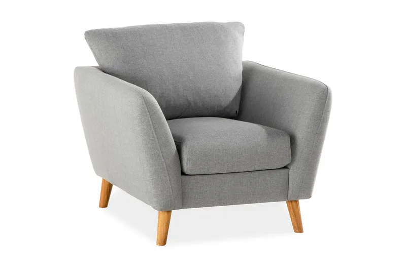 Trend Lenestol - Lysegrå - Møbler - Stoler & lenestoler - Lenestoler