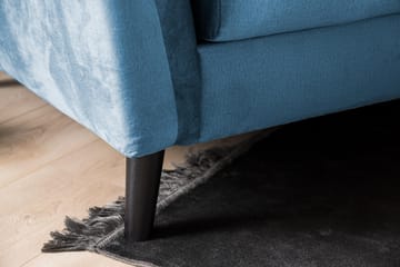 Trend Lenestol med Fotskammel - Midnattsblå - Møbler - Stoler & lenestoler - Lenestoler
