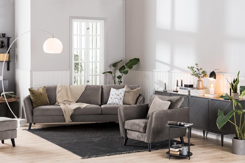 Trend Lenestol med Fotskammel - Muldvarp - Møbler - Stoler & lenestoler - Lenestoler