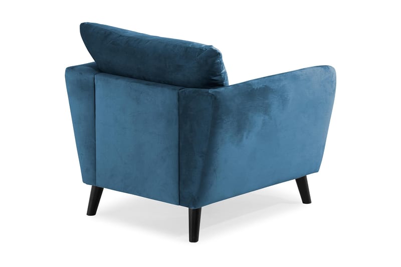 Trend Lenestol - Midnattsblå Fløyel - Møbler - Stoler & lenestoler - Lenestoler