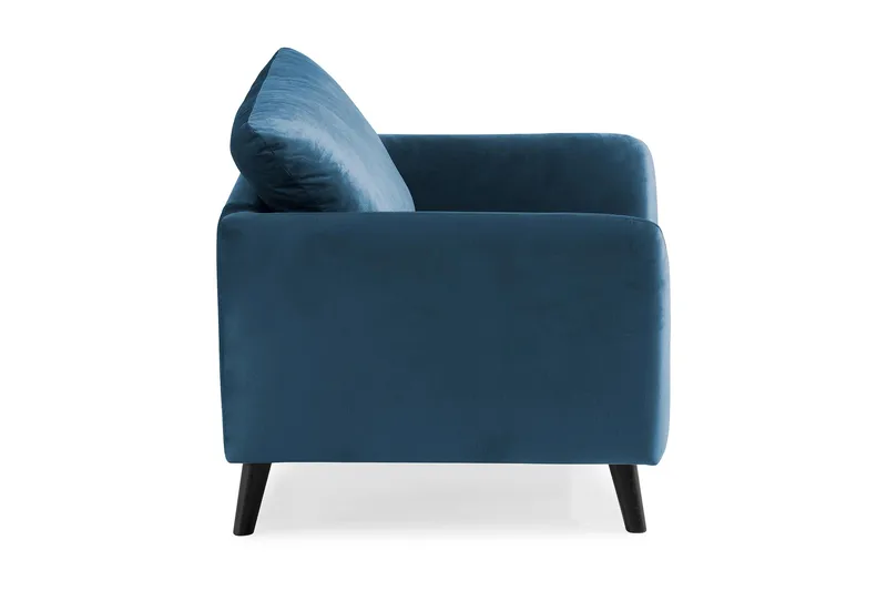 Trend Lenestol - Midnattsblå Fløyel - M øbler - Stoler & lenestoler - Lenestoler