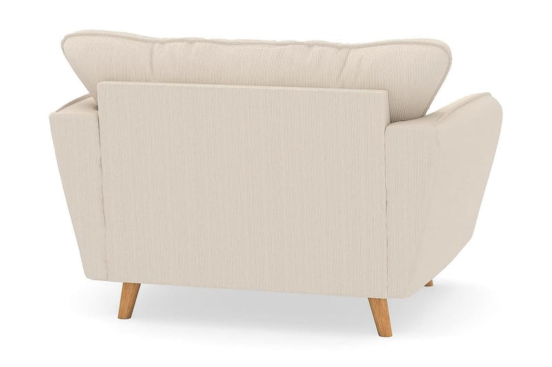 Trend Lyx Lenestol - Beige Kordfløyel - Møbler - Stoler & lenestoler - Lenestoler
