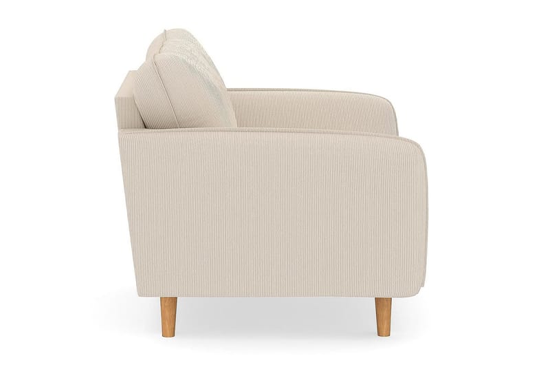 Trend Lyx Lenestol - Beige Kordfløyel - Møbler - Stoler & lenestoler - Lenestoler