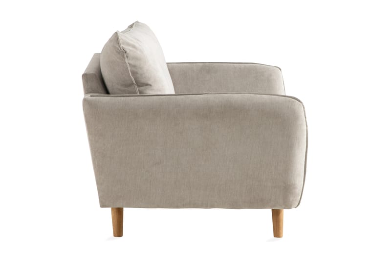 Trend Lyx Lenestol - Beige/Eik - Møbler - Stoler & lenestoler - Lenestoler