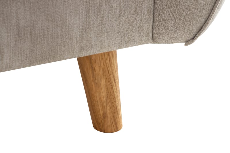 Trend Lyx Lenestol - Beige/Eik - Møbler - Stoler & lenestoler - Lenestoler