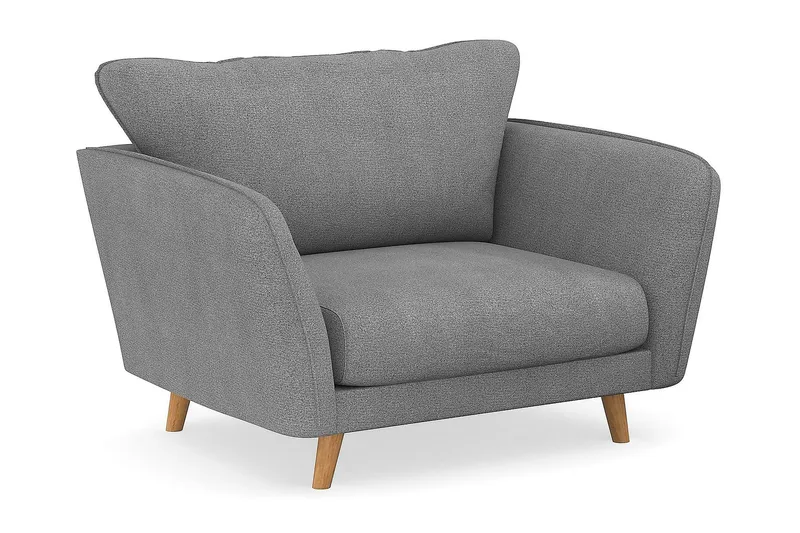 Trend Lyx Lenestol - Grå - Møbler - Stoler & lenestoler - Lenestoler