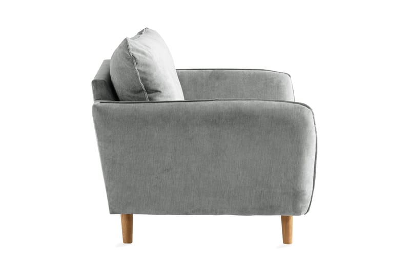 Trend Lyx Lenestol - Grå/Eik - Møbler - Stoler & lenestoler - Lenestoler