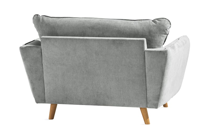 Trend Lyx Lenestol - Grå/Eik - Møbler - Stoler & lenestoler - Lenestoler