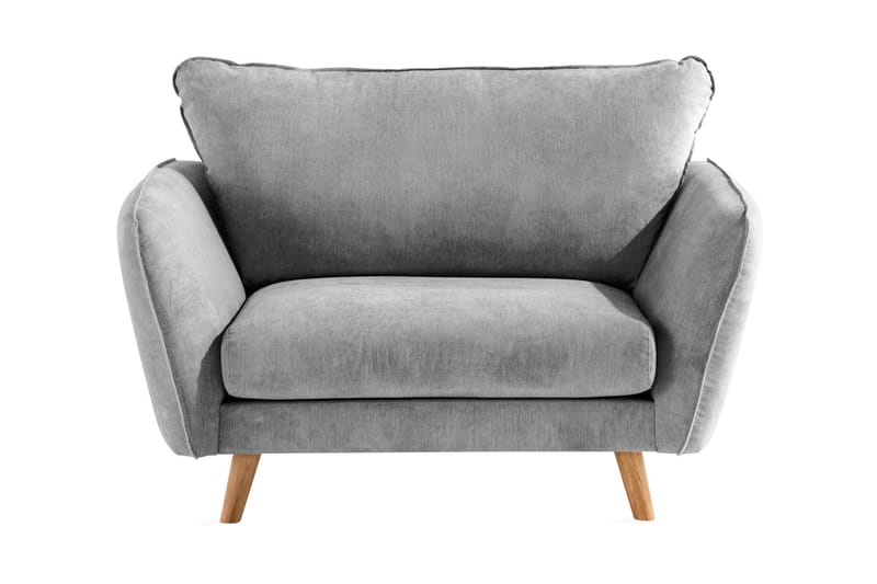 Trend Lyx Lenestol - Grå/Eik - Møbler - Stoler & lenestoler - Lenestoler