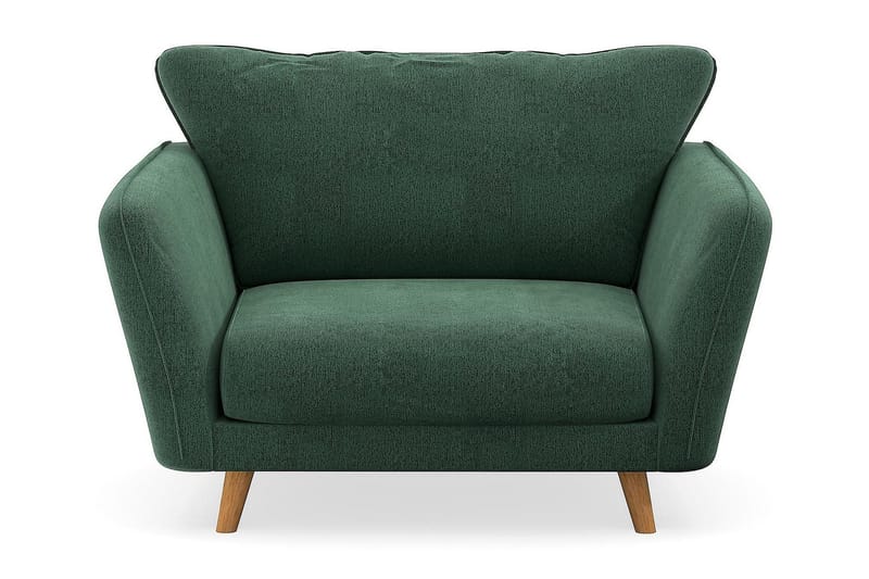 Trend Lyx Lenestol - Grønn Fløyel - Møbler - Stoler & lenestoler - Lenestoler