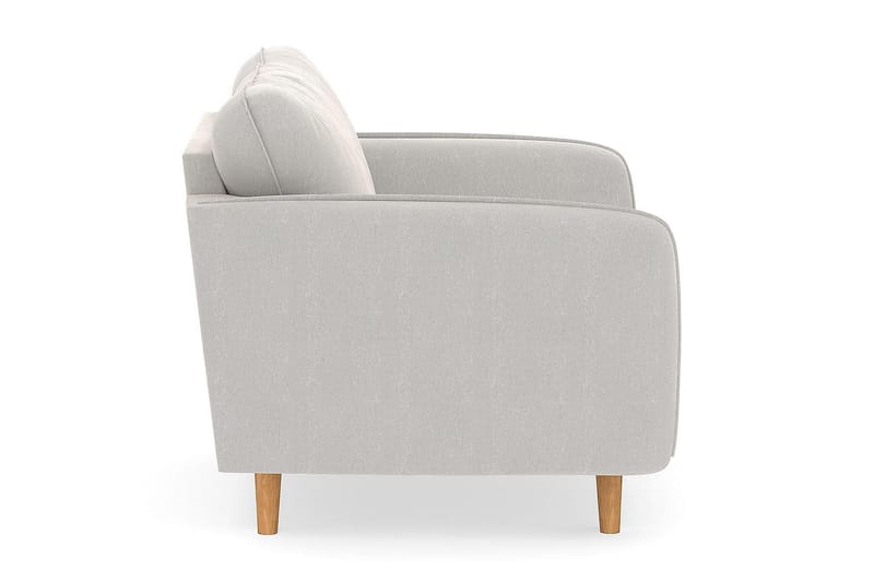 Trend Lyx Lenestol - Hvit Fløyel - Møbler - Stoler & lenestoler - Lenestoler