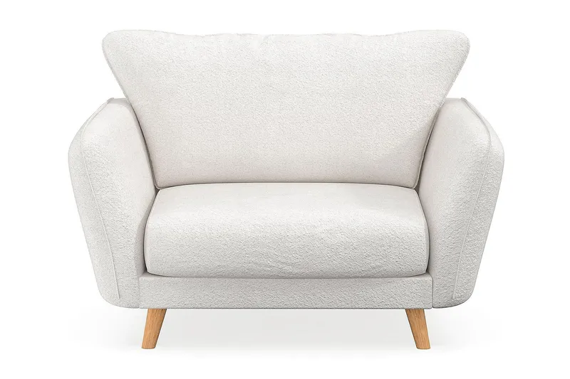 Trend Lyx Lenestol, Hvit|Bouclé