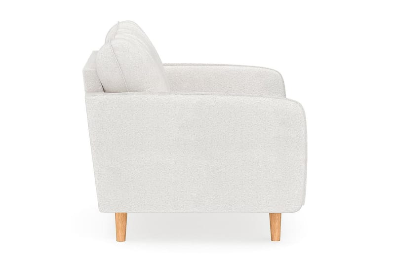 Trend Lyx Lenestol - Hvit|Bouclé - Møbler - Stoler & lenestoler - Lenestoler