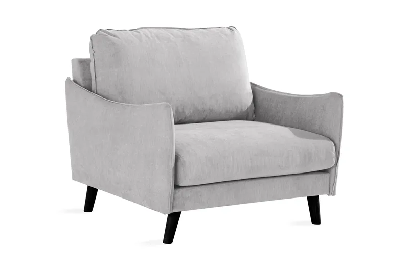 Trend Lyx Lenestol - Lysegrå - Møbler - Stoler & lenestoler - Lenestoler