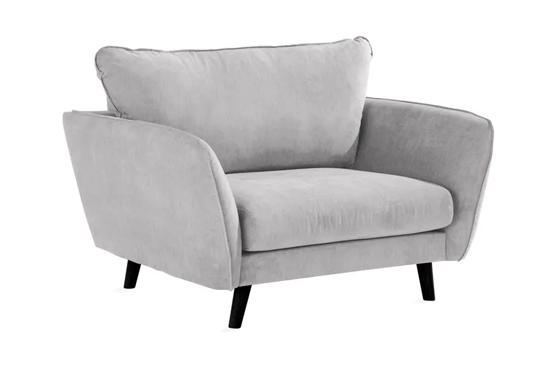 Trend Lyx Lenestol - Lysegrå - Møbler - Stoler & lenestoler - Lenestoler