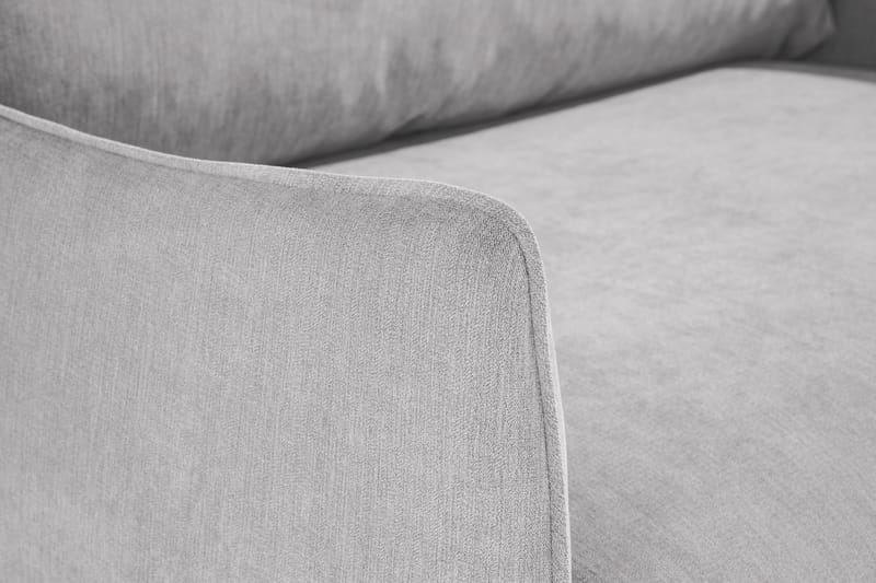 Trend Lyx Lenestol - Lysegrå/Eik - Møbler - Stoler & lenestoler - Lenestoler