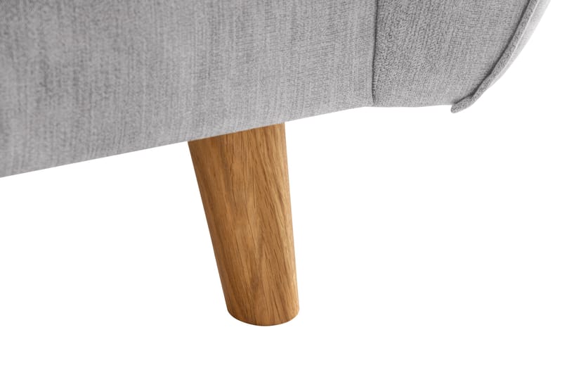 Trend Lyx Lenestol - Lysegrå/Eik - Møbler - Stoler & lenestoler - Lenestoler