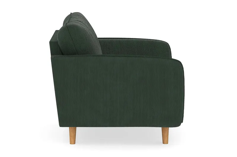 Trend Lyx Lenestol - Mørk grønn Kordfløyel - Møbler - Stoler & lenestoler - Lenestoler