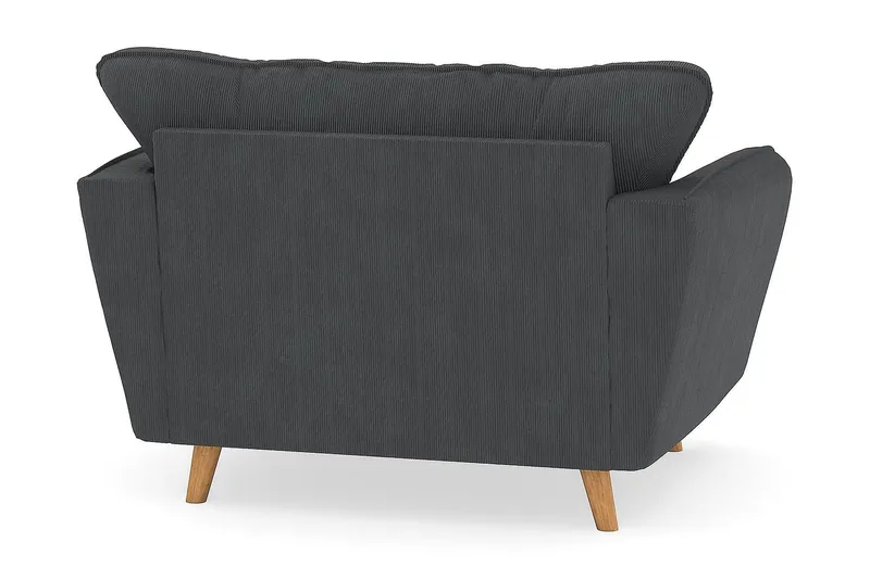 Trend Lyx Lenestol - Mørkegrå Kordfløyel - Møbler - Stoler & lenestoler - Lenestoler
