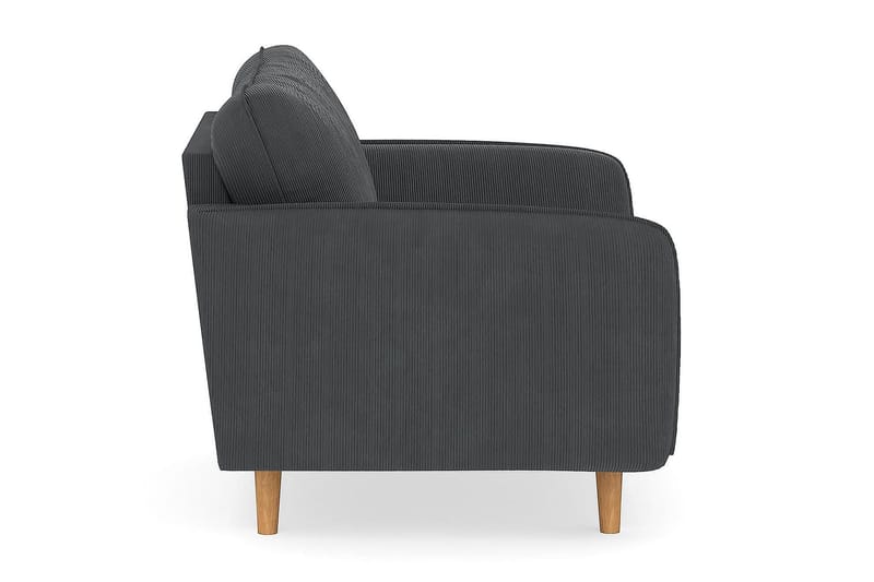 Trend Lyx Lenestol - Mørkegrå Kordfløyel - Møbler - Stoler & lenestoler - Lenestoler