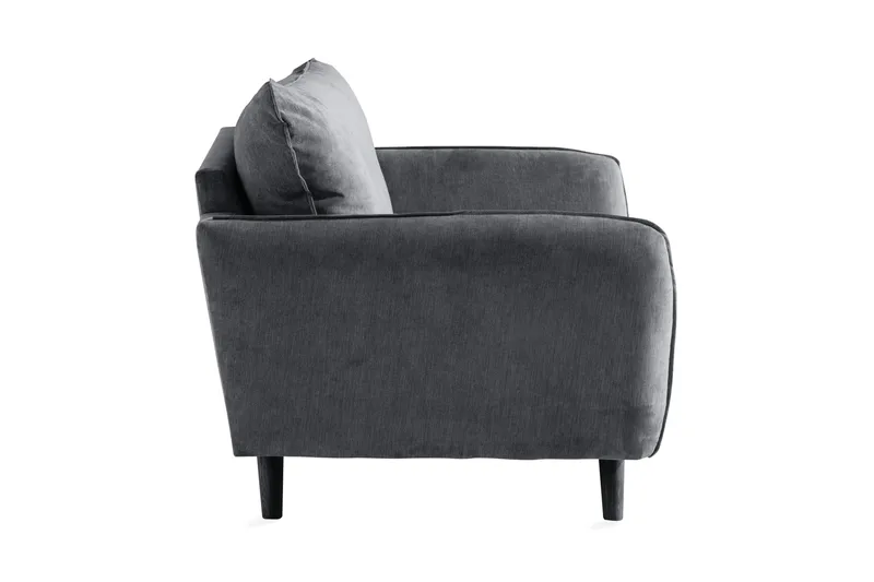 Trend Lyx Lenestol - Mørkegrå - Møbler - Stoler & lenestoler - Lenestoler