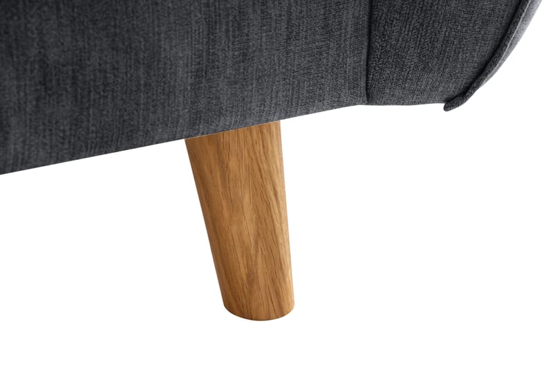 Trend Lyx Lenestol - Mørkegrå/Eik - Møbler - Stoler & lenestoler - Lenestoler