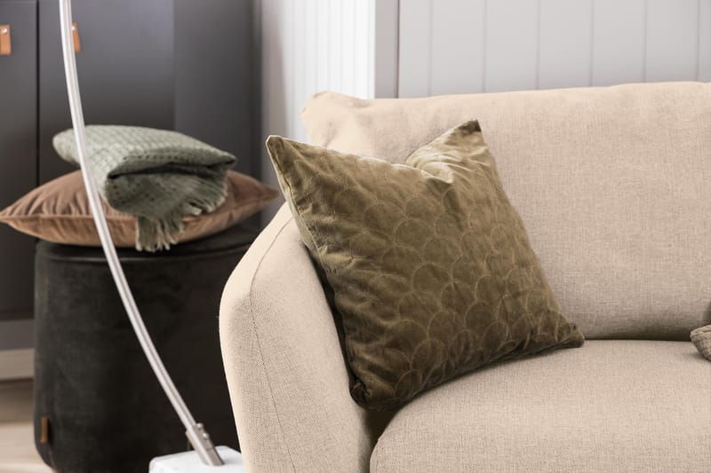 Trend Sofagruppe Lenestol med Fotskammel - Beige - Møbler - Stoler & lenestoler - Lenestoler