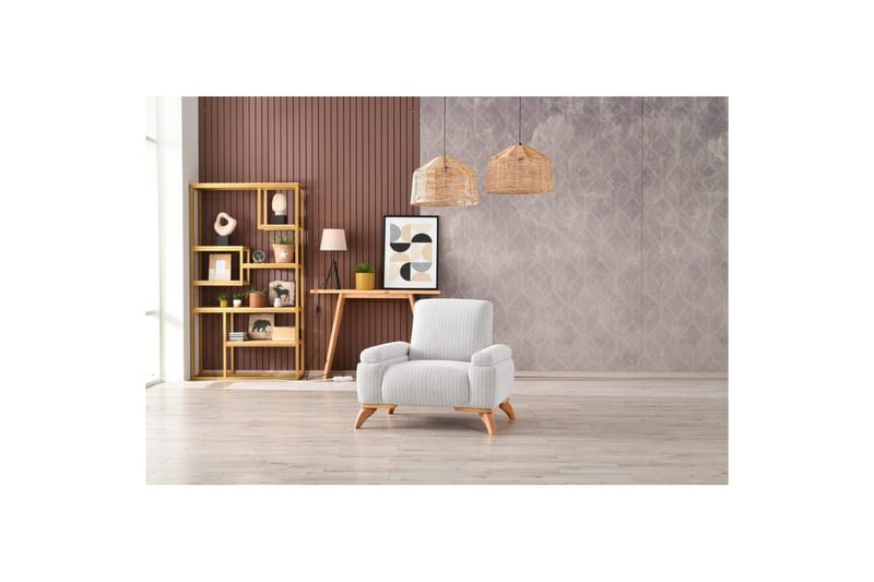 Tylra Lenestol, Grå/Kaffe