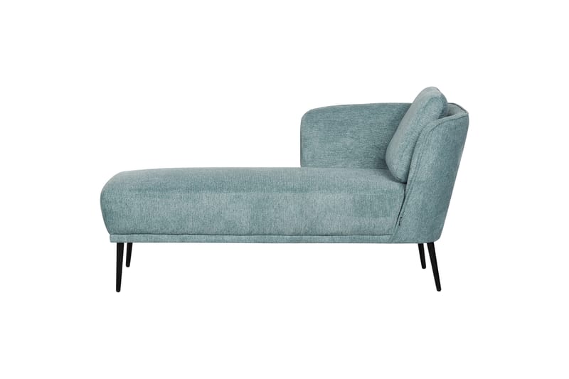 Uklund Sjeselong 148 cm Høyre - Blå/Svart - Møbler - Stoler & lenestoler - Lenestoler - Sjeselonglenestol & divanlenestol