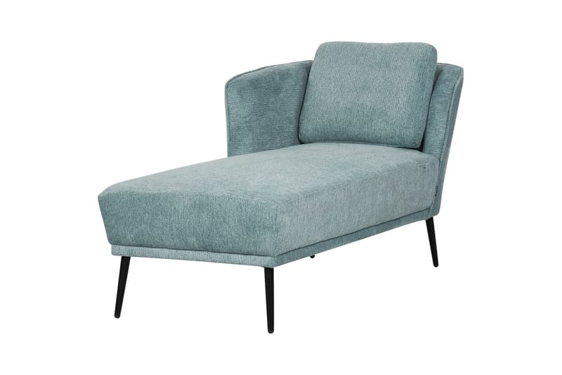 Uklund Sjeselong 148 cm Høyre - Blå/Svart - Møbler - Stoler & lenestoler - Lenestoler - Sjeselonglenestol & divanlenestol
