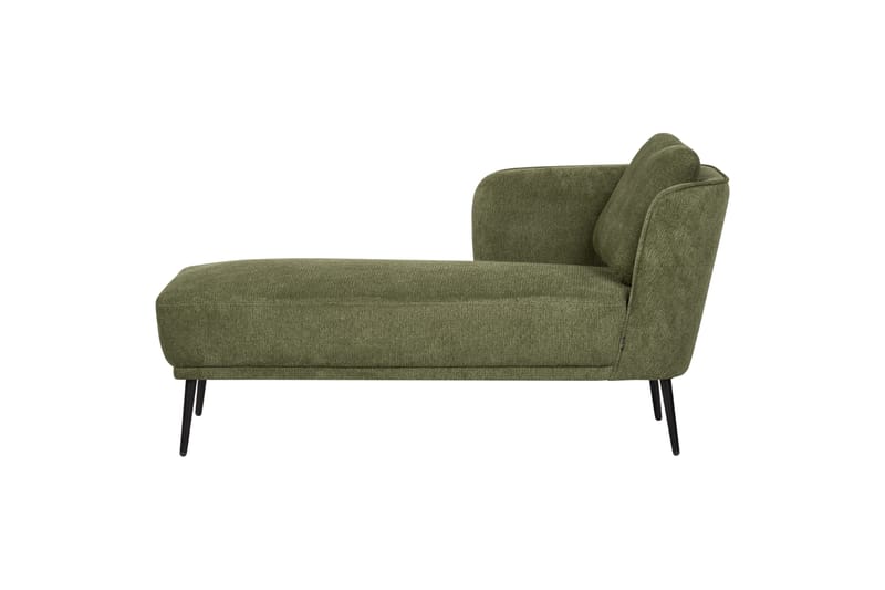 Uklund Sjeselong 148 cm Høyre - Svart/Grønn - Møbler - Stoler & lenestoler - Lenestoler - Sjeselonglenestol & divanlenestol