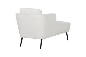 Uklund Sjeselong 148 cm Høyre - Svart/Hvit - Møbler - Stoler & lenestoler - Lenestoler - Sjeselonglenestol & divanlenestol