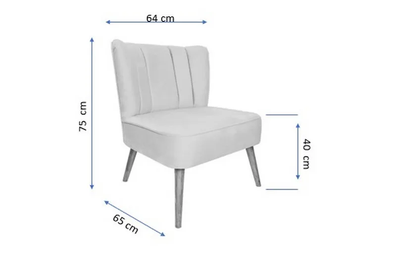 Ullsperger Lenestol med Armlene - Rød - Møbler - Stoler & lenestoler - Lenestoler