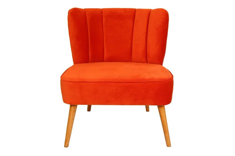 Ullsperger Lenestol med Armlene - Rød - Møbler - Stoler & lenestoler - Lenestoler