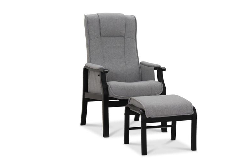 Vanlig lenestol uten armlener Saika Lenestol Lysegrå, undefined