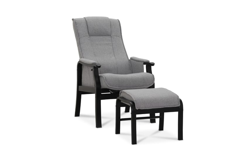 Vanlig lenestol uten armlener Saika Lenestol Lysegrå - Møbler - Stoler & lenestoler - Lenestoler - Lenestoler uten armlene