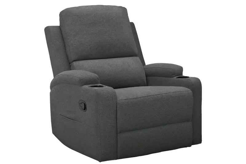 Vanlig reclinerstol Loft24 Reclinerstol Loft24 Dallas Grå Belfast-stoff, undefined