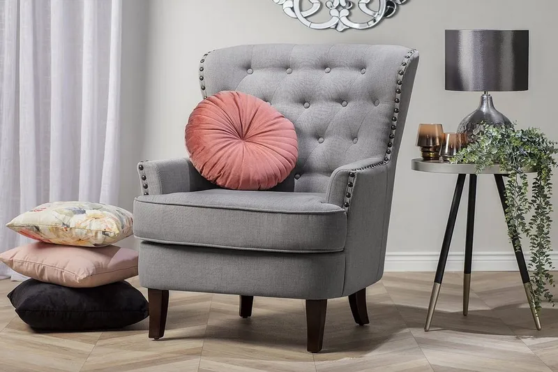 Viborg Ii Lenestol - Grå - Møbler - Stoler & lenestoler - Lenestoler