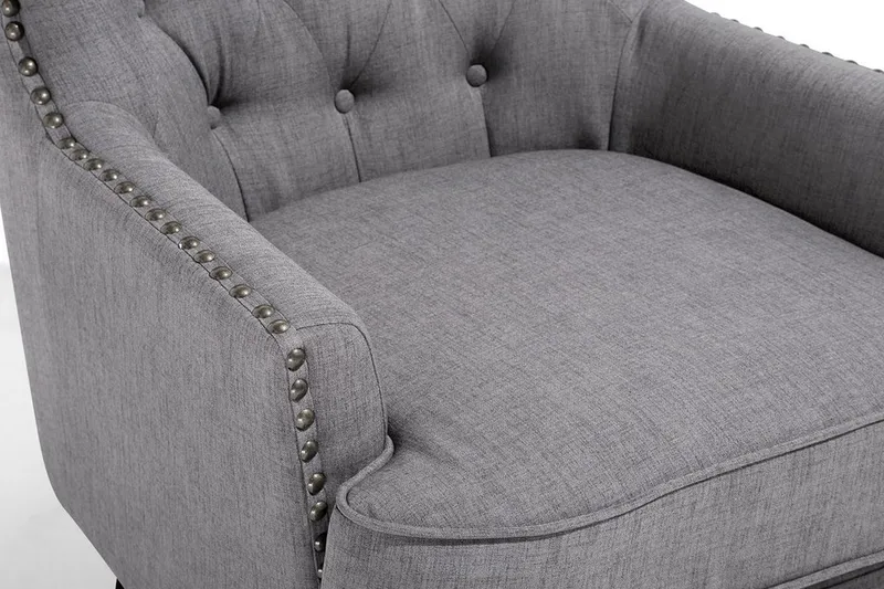 Viborg Ii Lenestol - Grå - Møbler - Stoler & lenestoler - Lenestoler