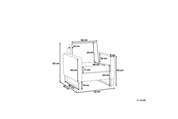 Vind Moderne Lenestol i Stoff - Rosa - Møbler - Stoler & lenestoler - Lenestoler