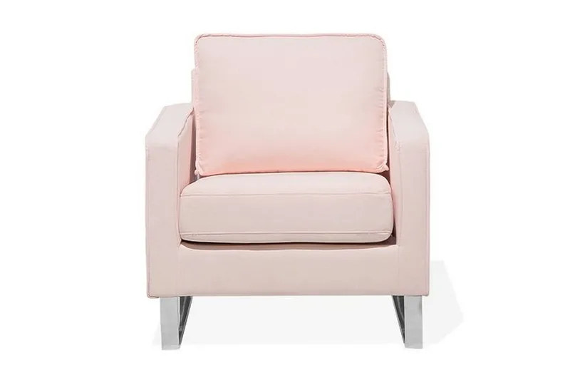Vind Moderne Lenestol i Stoff, Rosa