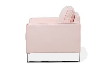 Vind Moderne Lenestol i Stoff - Rosa - Møbler - Stoler & lenestoler - Lenestoler