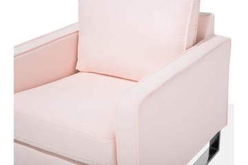 Vind Moderne Lenestol i Stoff - Rosa - Møbler - Stoler & lenestoler - Lenestoler