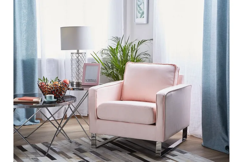 WIND Lenestol - Rosa - Møbler - Stoler & lenestoler - Lenestoler