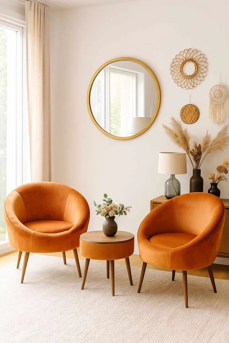 Wing Chair & Coffee Table Set (3 Pieces) Atelier Del Sofa, undefined