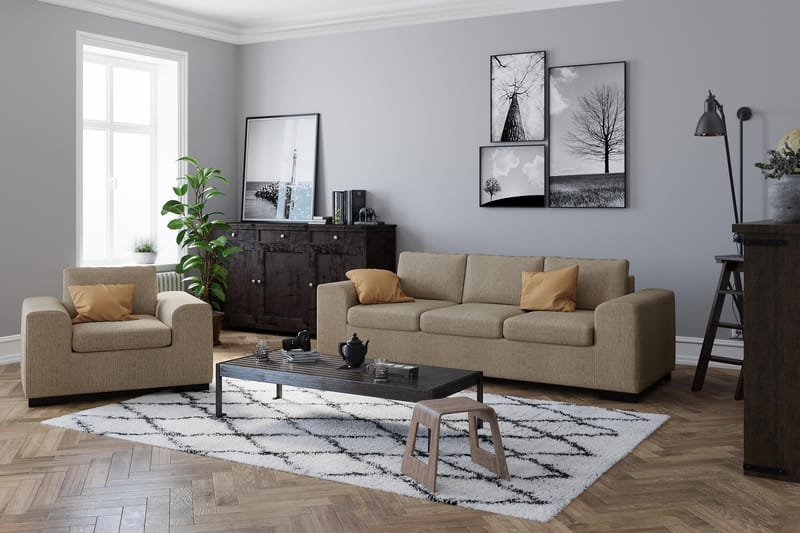 Wire Lenestol - Beige - Møbler - Stoler & lenestoler - Lenestoler