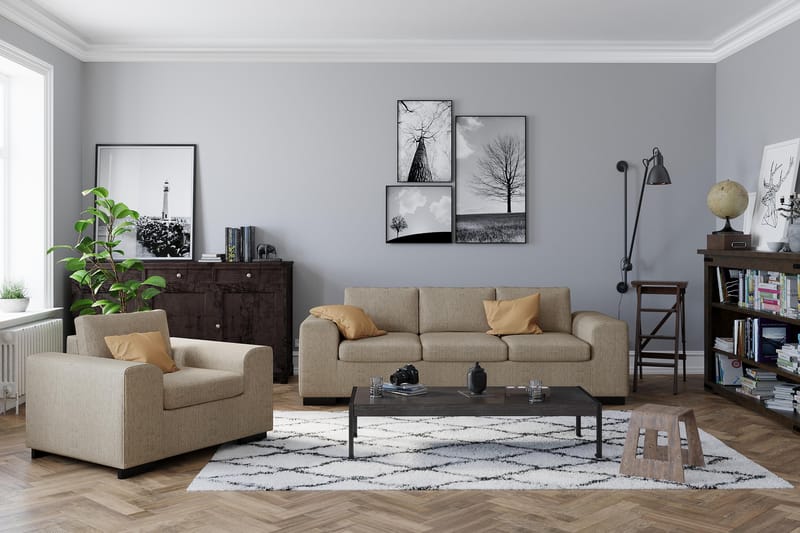 Wire Lenestol - Beige - Møbler - Stoler & lenestoler - Lenestoler