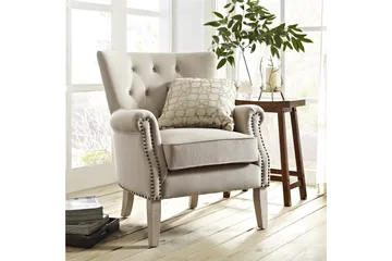 Wynn Lenestol Beige - Dorel Home - Møbler - Stoler & lenestoler - Lenestoler