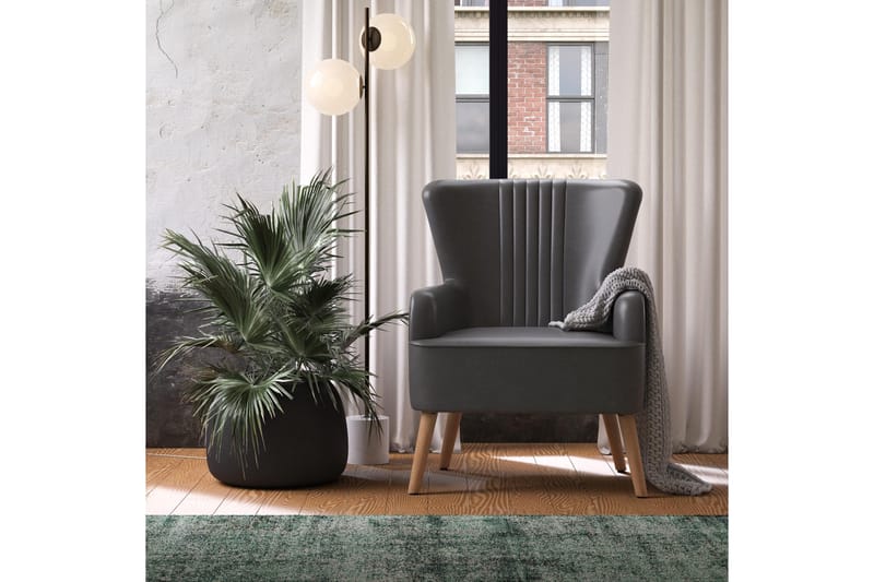 Wynn Lenestol Mørkegrå - Dorel Home - Møbler - Stoler & lenestoler - Lenestoler